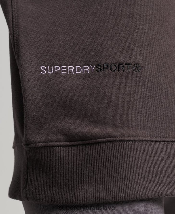 Superdry ženy core crew mikina 6B4ZTR3313 oblečenie sivá