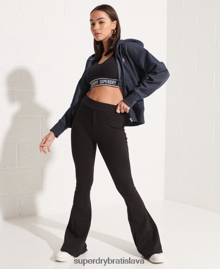 Superdry ženy kód nevyhnutná mikina na zips 6B4ZTR5848 oblečenie námorníctvo