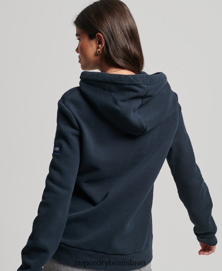 Superdry ženy kvetinová mikina v štýle scenára 6B4ZTR6773 oblečenie námorníctvo