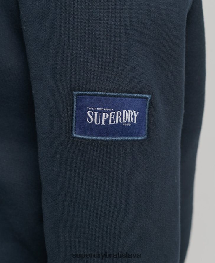 Superdry ženy kvetinová mikina v štýle scenára 6B4ZTR6773 oblečenie námorníctvo