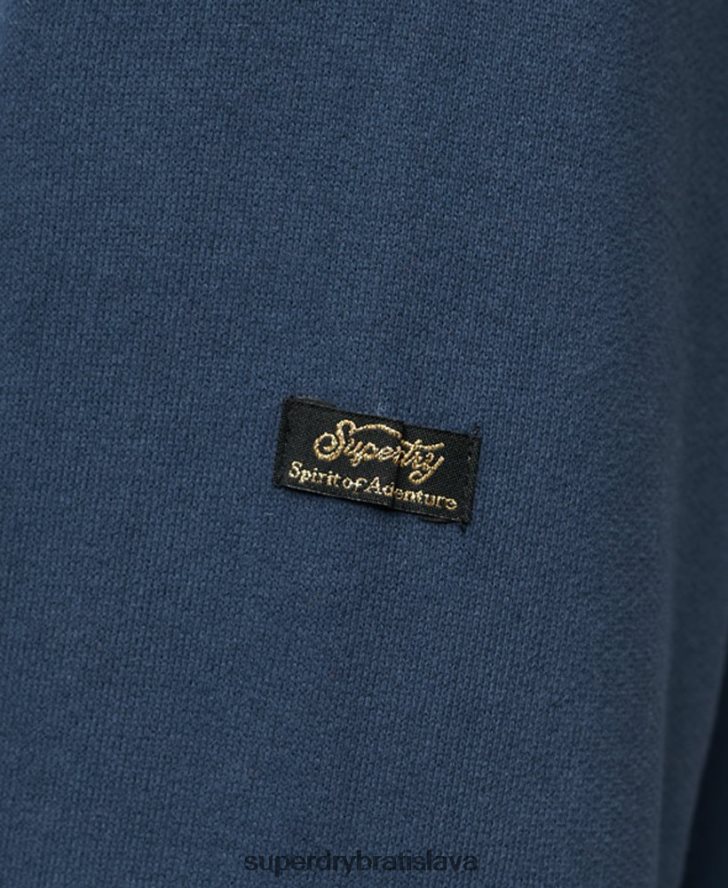 Superdry ženy mikina na zips s japonským vintage logom 6B4ZTR3393 oblečenie námorníctvo