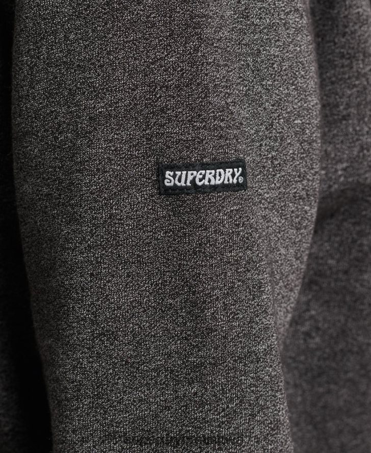 Superdry ženy mikina s kapucňou 6B4ZTR3295 oblečenie tmavošedý