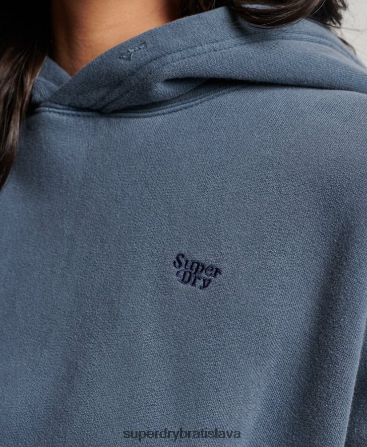 Superdry ženy mikinu s kapucňou prať 6B4ZTR3311 oblečenie námorníctvo
