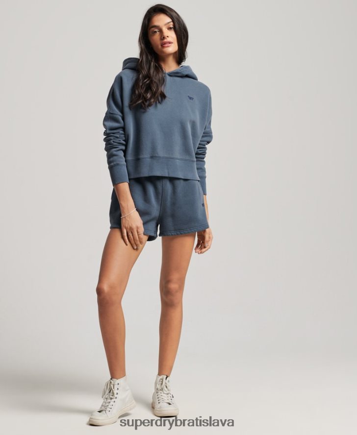 Superdry ženy mikinu s kapucňou prať 6B4ZTR3311 oblečenie námorníctvo