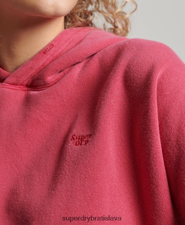 Superdry ženy mikinu s kapucňou prať 6B4ZTR3353 oblečenie Ružová