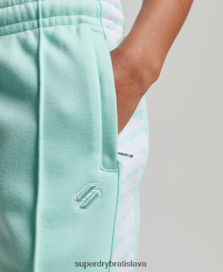 Superdry ženy Nohavice s páskou s logom kódu 6B4ZTR3928 oblečenie Modrá