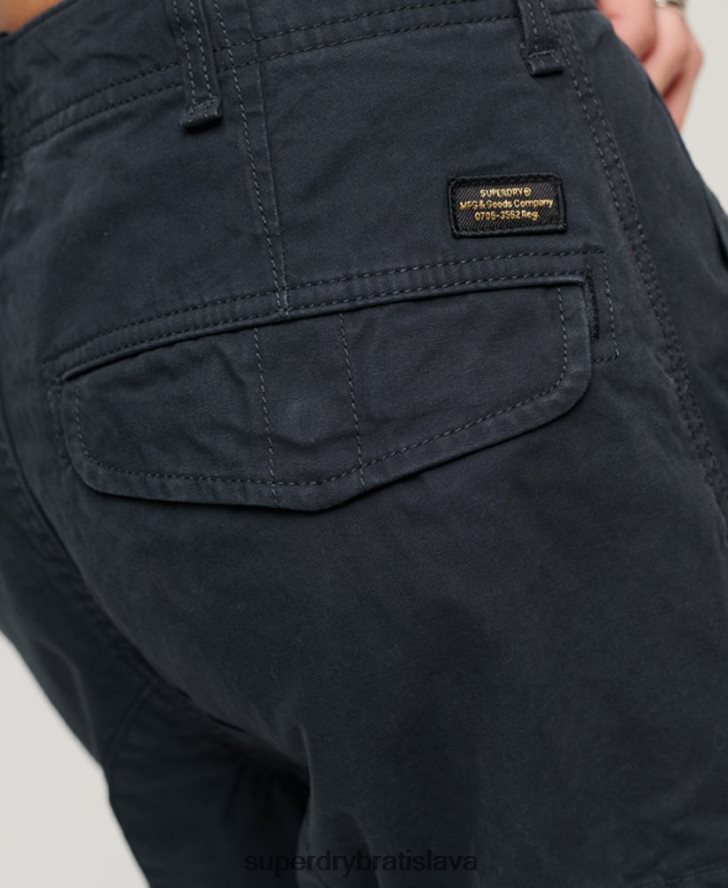 Superdry ženy Vrecovité cargo nohavice z organickej bavlny 6B4ZTR2566 oblečenie námorníctvo