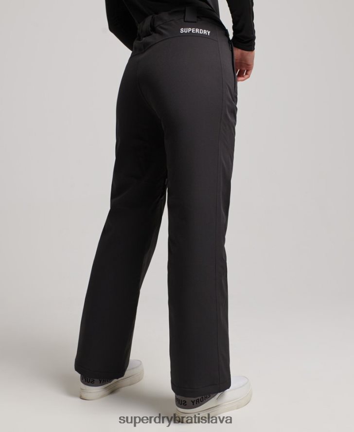 Superdry ženy jadrové nohavice do snehu 6B4ZTR2591 oblečenie čierna