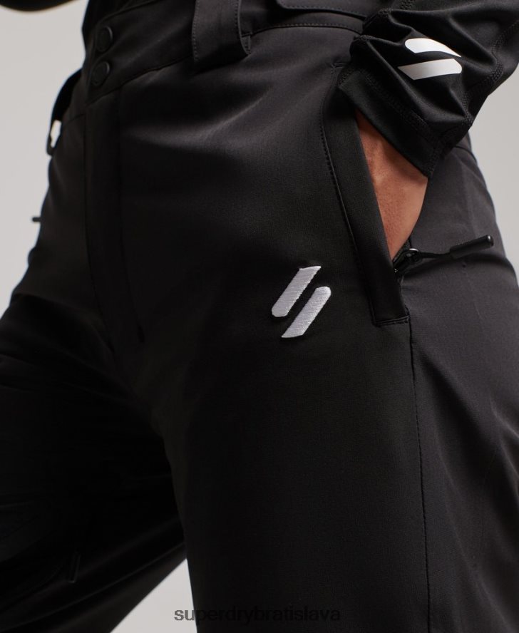 Superdry ženy jadrové nohavice do snehu 6B4ZTR2591 oblečenie čierna