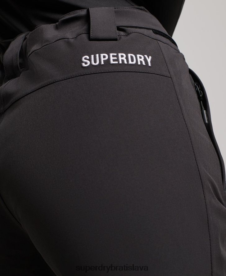 Superdry ženy jadrové nohavice do snehu 6B4ZTR2591 oblečenie čierna