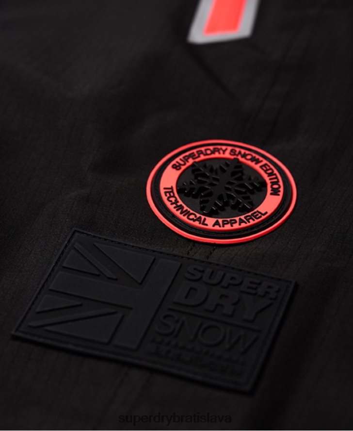 Superdry ženy snehové nohavice 6B4ZTR2610 oblečenie čierna