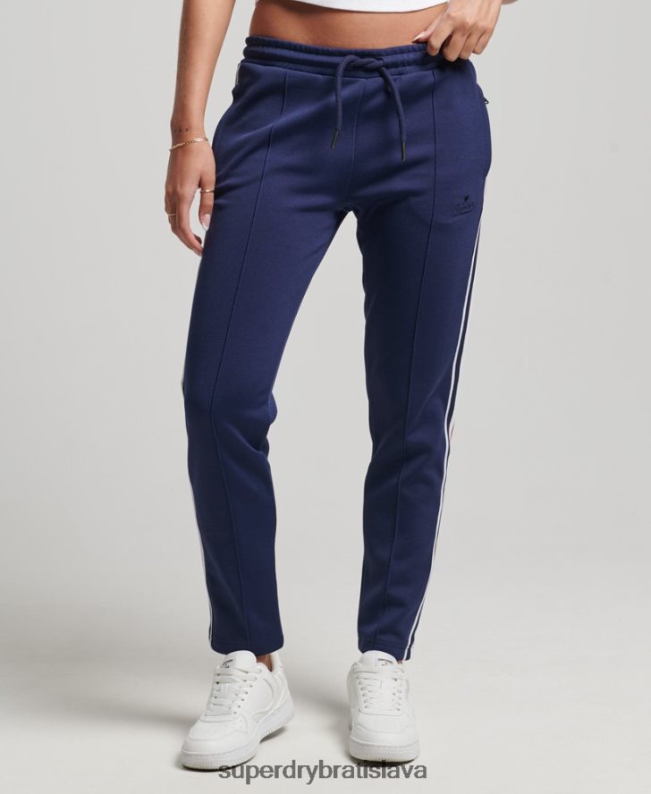 Superdry ženy trikotové nohavice 6B4ZTR2576 oblečenie námorníctvo