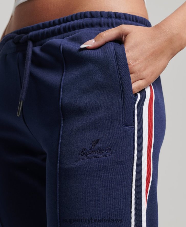 Superdry ženy trikotové nohavice 6B4ZTR2576 oblečenie námorníctvo