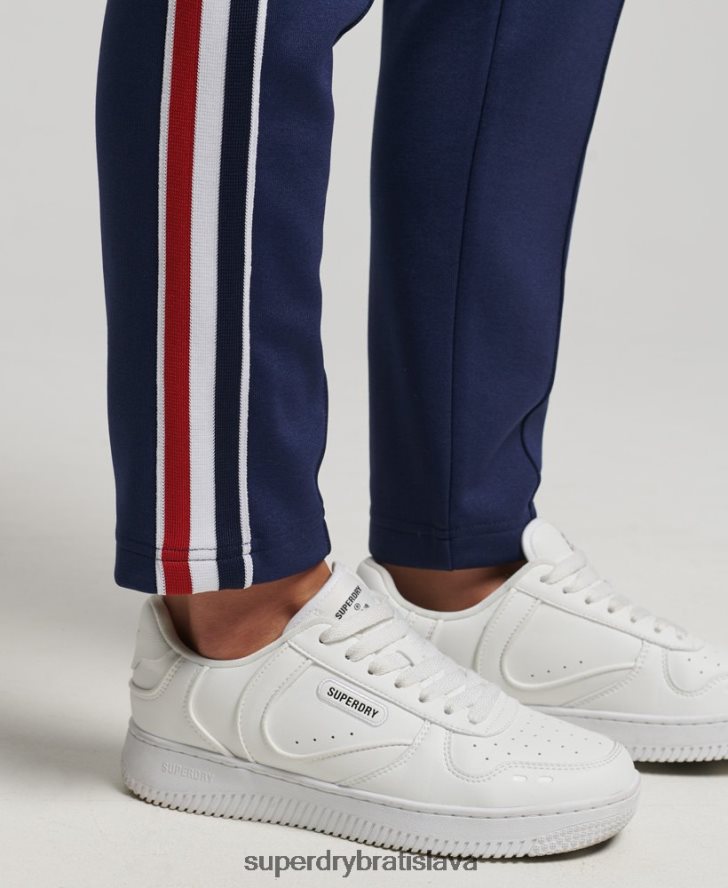 Superdry ženy trikotové nohavice 6B4ZTR2576 oblečenie námorníctvo