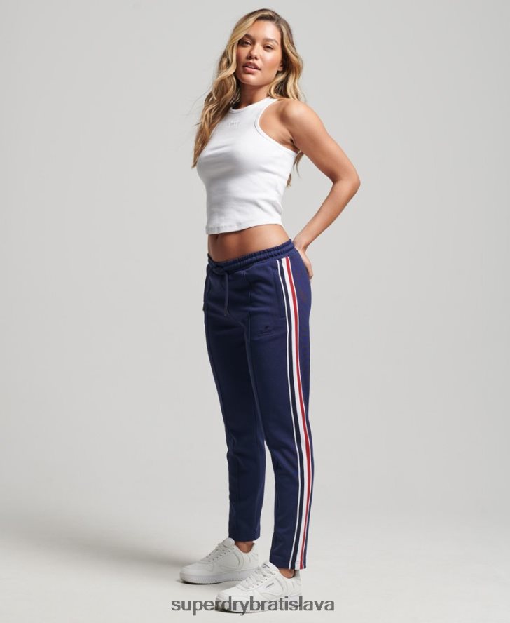 Superdry ženy trikotové nohavice 6B4ZTR2576 oblečenie námorníctvo
