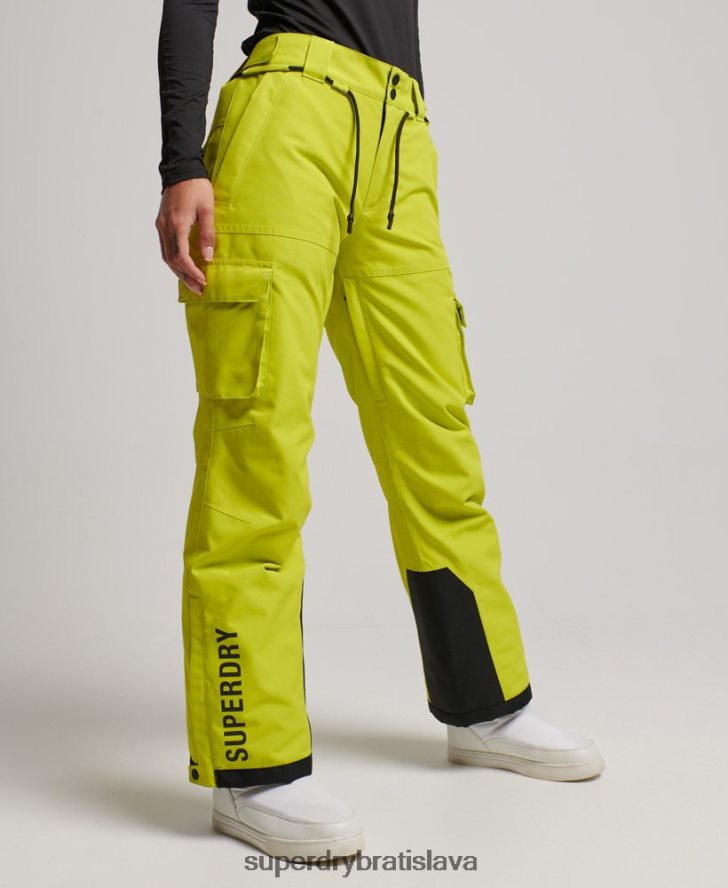 Superdry ženy ultimátne záchranárske nohavice 6B4ZTR2595 oblečenie žltá