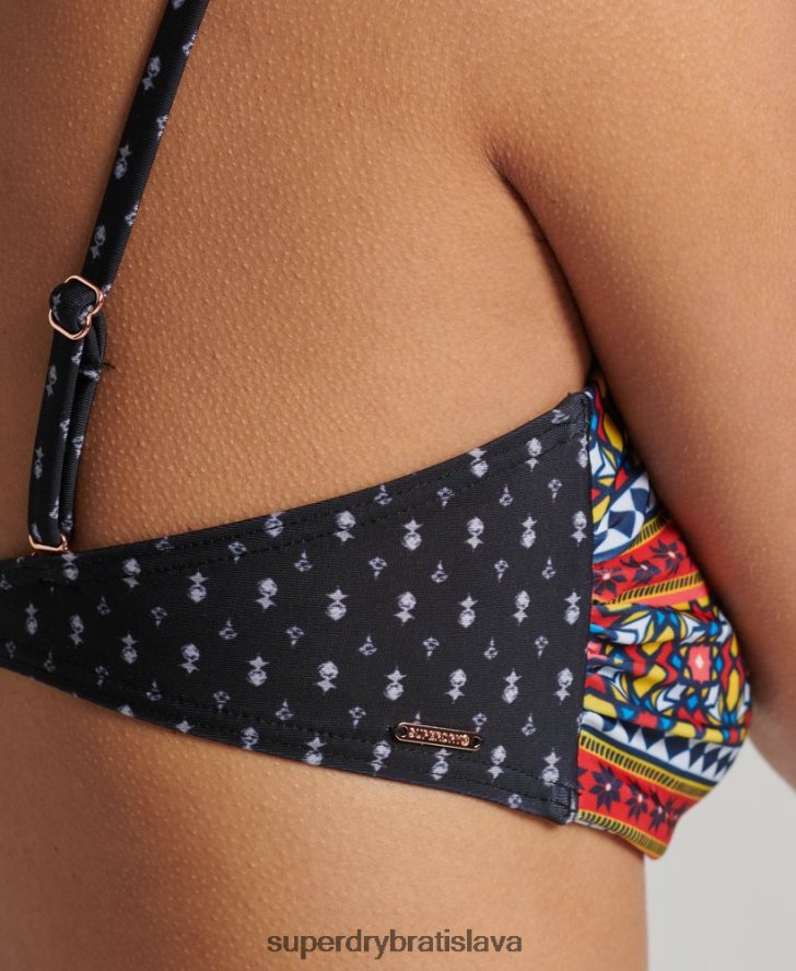 Superdry ženy Vintage twist bandeau top bikín 6B4ZTR6636 oblečenie multi
