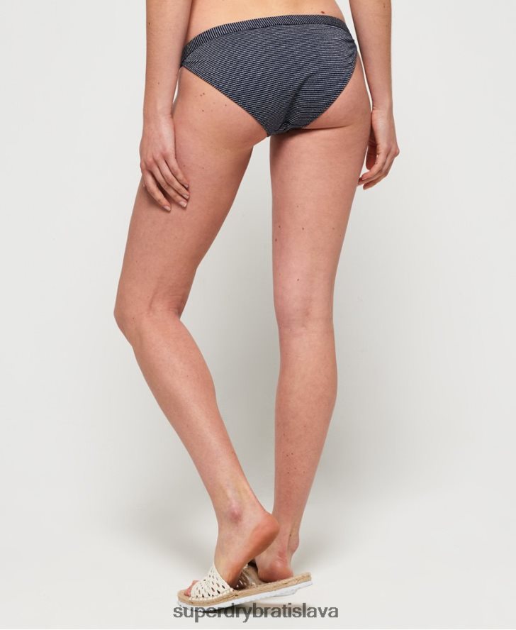 Superdry ženy kasey fixné nohavičky bikín 6B4ZTR3260 oblečenie námorníctvo