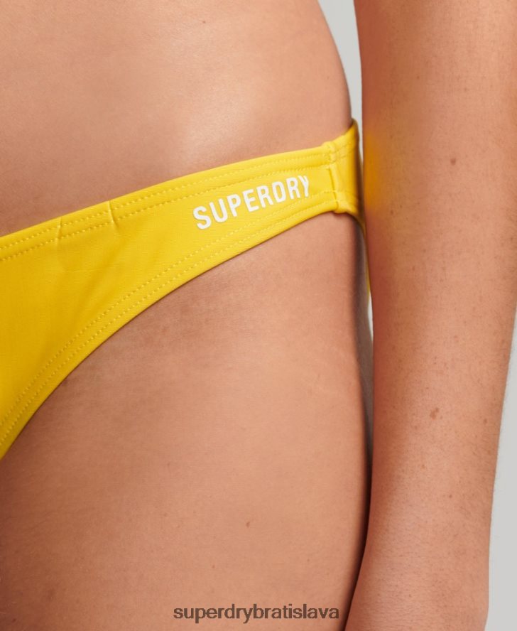Superdry ženy nevyhnutné bikinové nohavičky 6B4ZTR3229 oblečenie žltá