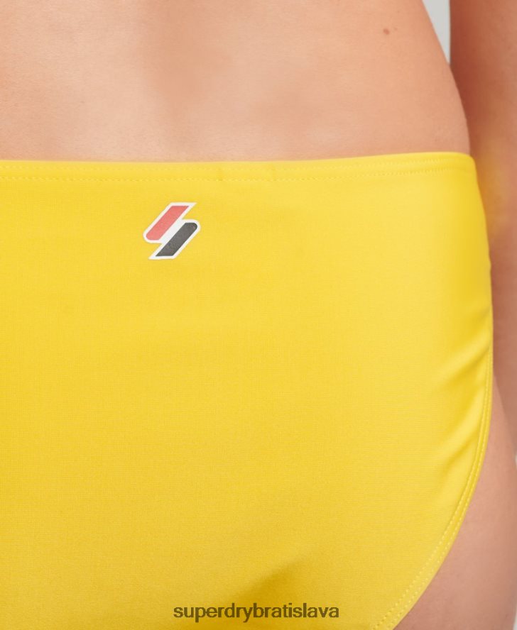 Superdry ženy nevyhnutné bikinové nohavičky 6B4ZTR3229 oblečenie žltá