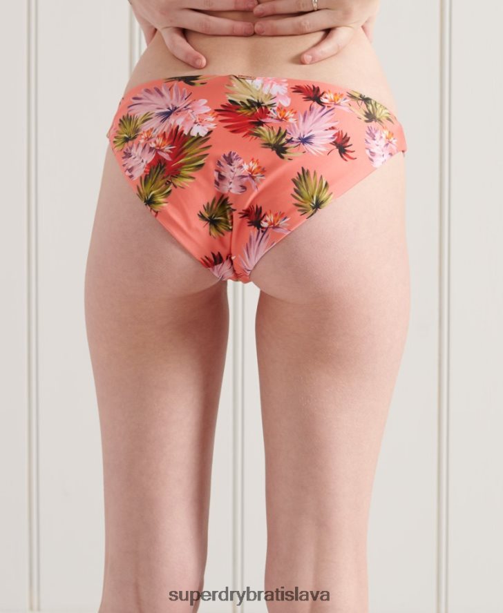 Superdry ženy nohavičky na surfovanie v bikinách 6B4ZTR6635 oblečenie Ružová