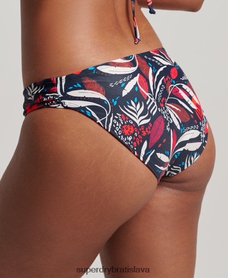 Superdry ženy ošúchané recyklované bikinové nohavičky 6B4ZTR3183 oblečenie námorníctvo