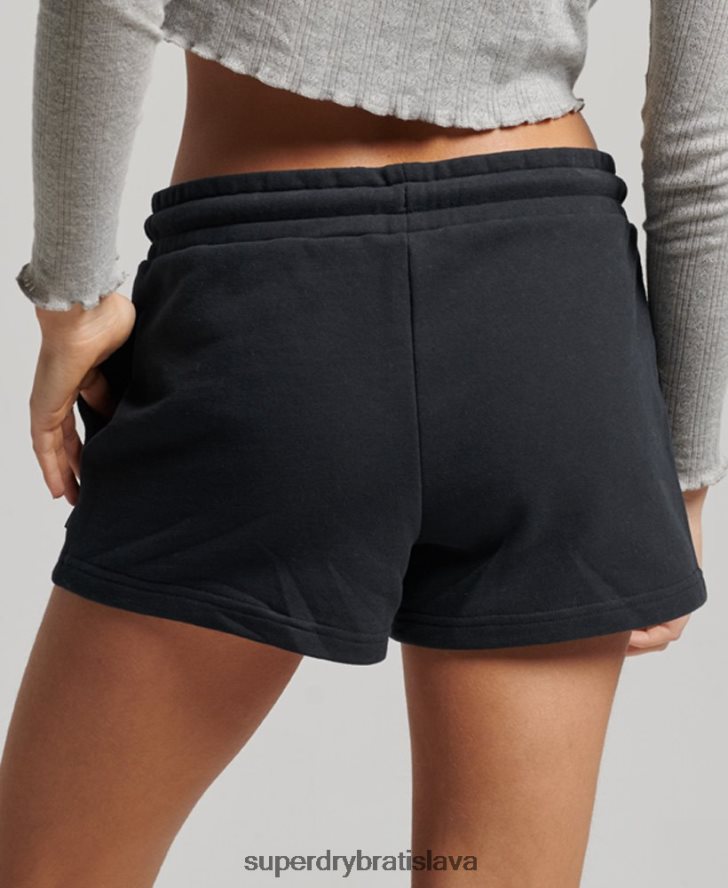 Superdry ženy džersejové šortky s vyšívaným vintage logom 6B4ZTR3100 oblečenie námorníctvo