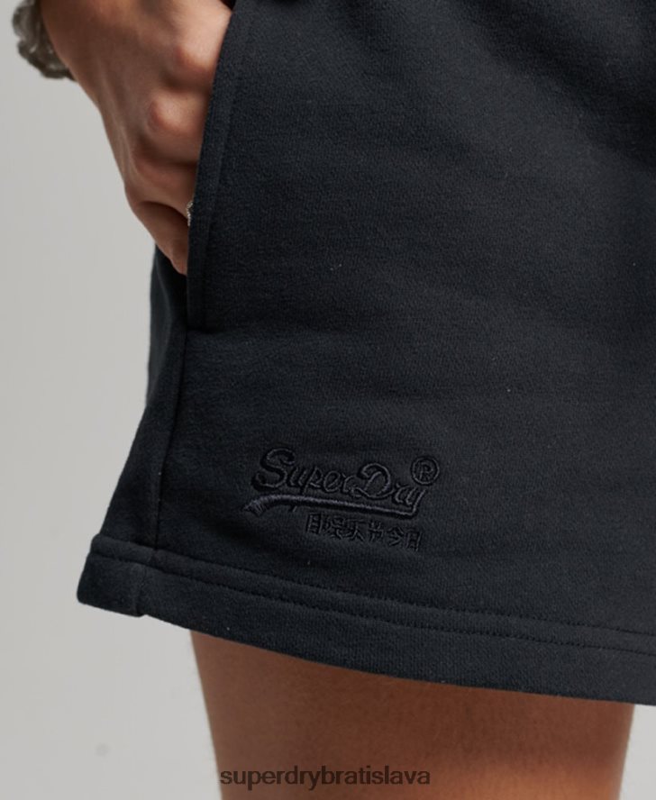 Superdry ženy džersejové šortky s vyšívaným vintage logom 6B4ZTR3100 oblečenie námorníctvo