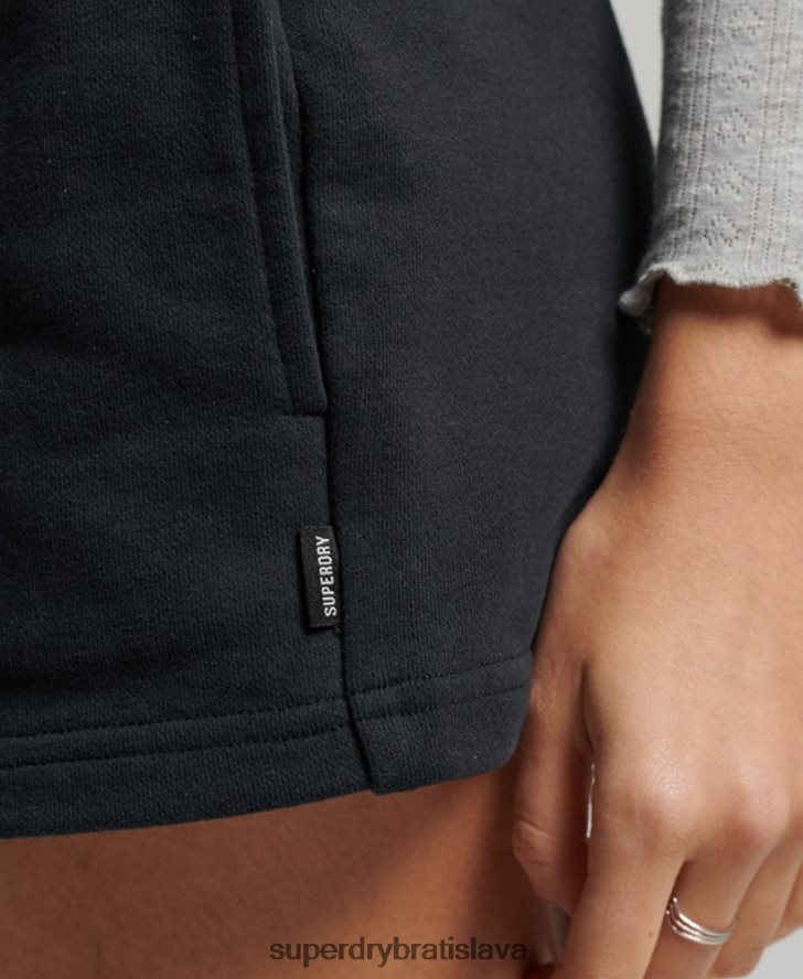 Superdry ženy džersejové šortky s vyšívaným vintage logom 6B4ZTR3100 oblečenie námorníctvo