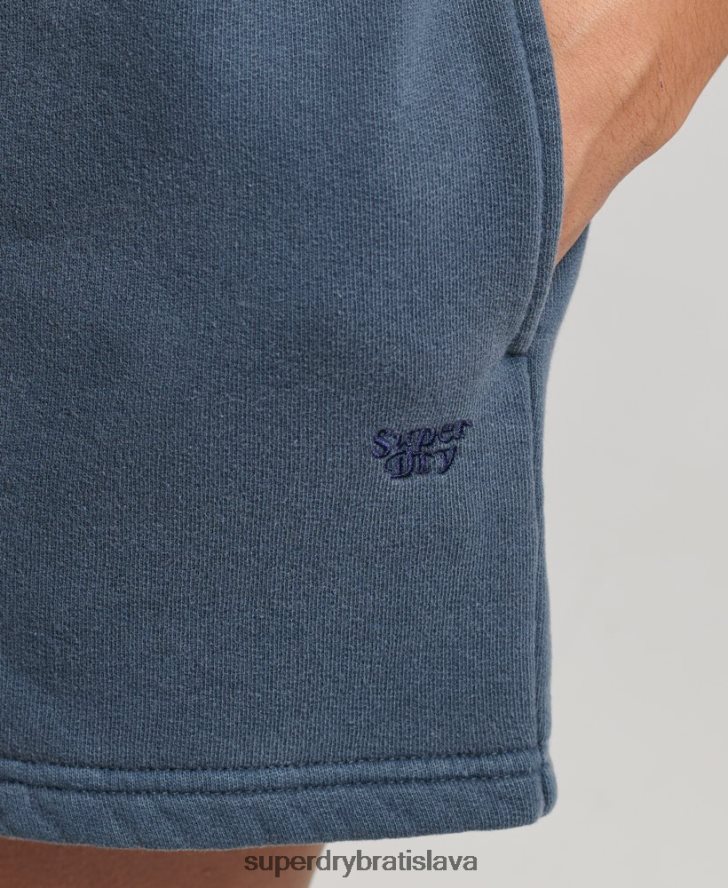 Superdry ženy vintage pracie teplákové šortky 6B4ZTR3122 oblečenie námorníctvo