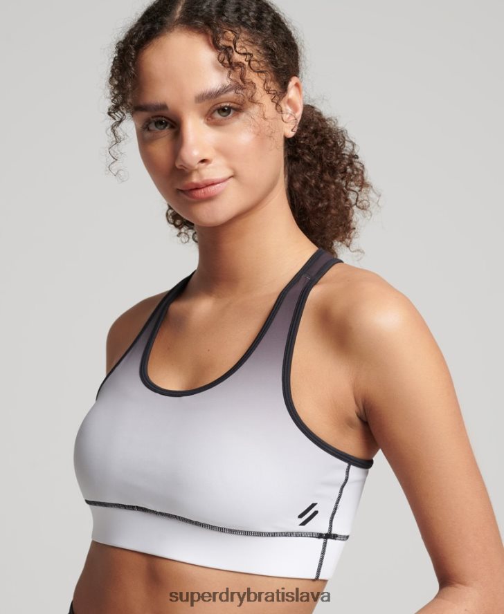 Superdry ženy tréningová nevyhnutná podprsenka 6B4ZTR4185 oblečenie čierna