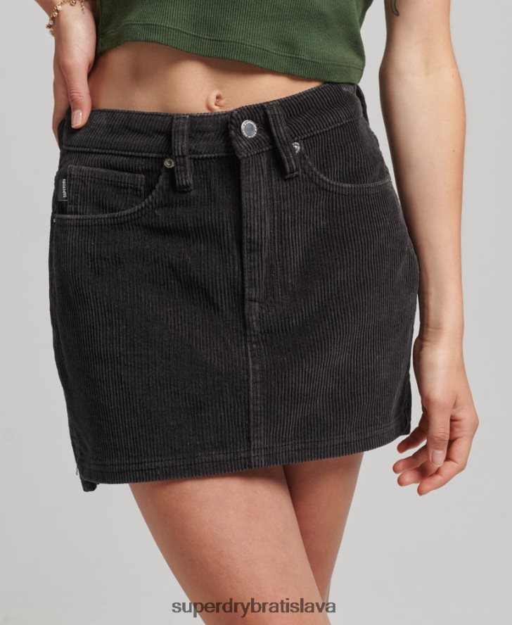 Superdry ženy šnúrová minisukňa 6B4ZTR6507 oblečenie hnedá