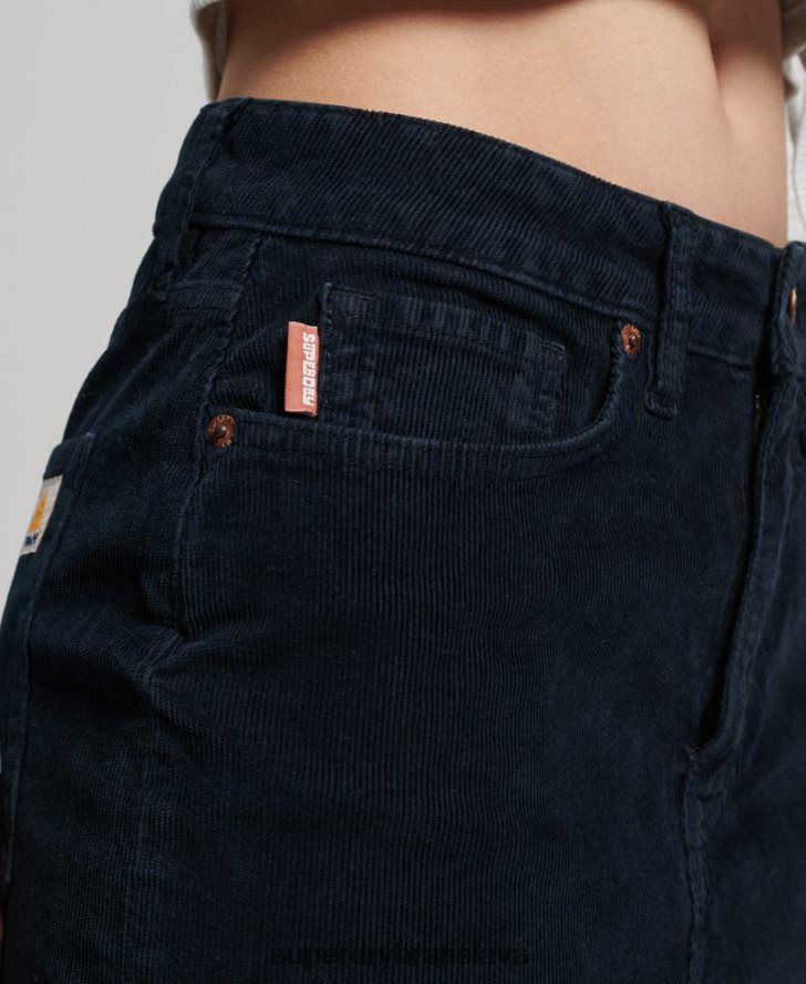 Superdry ženy vintage šnúrová minisukňa 6B4ZTR4137 oblečenie námorníctvo