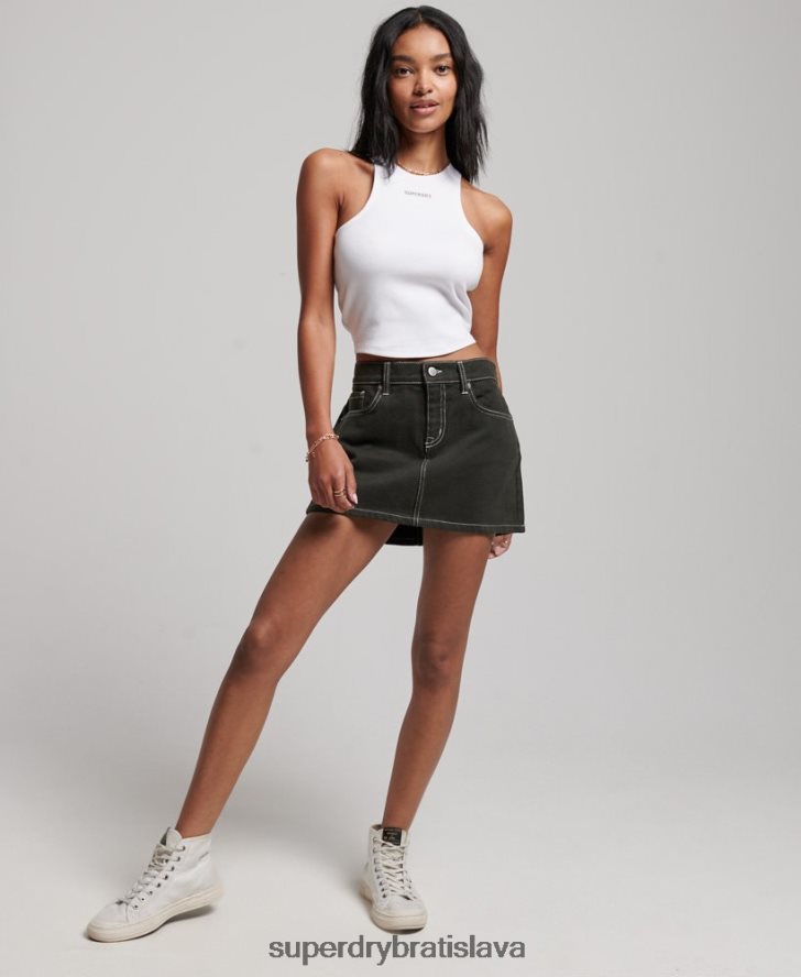 Superdry ženy code tech racer vesta 6B4ZTR2965 oblečenie biely