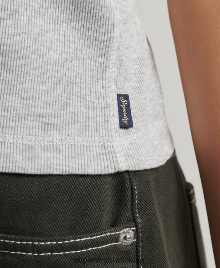 Superdry ženy pretekárske tielko 6B4ZTR2900 oblečenie sivá