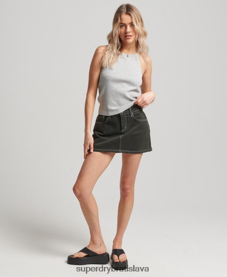 Superdry ženy pretekárske tielko 6B4ZTR2900 oblečenie sivá