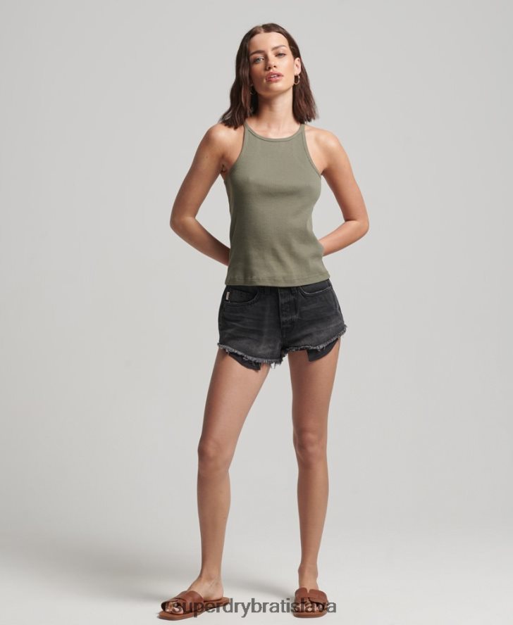 Superdry ženy pretekárske tielko 6B4ZTR2909 oblečenie zelená