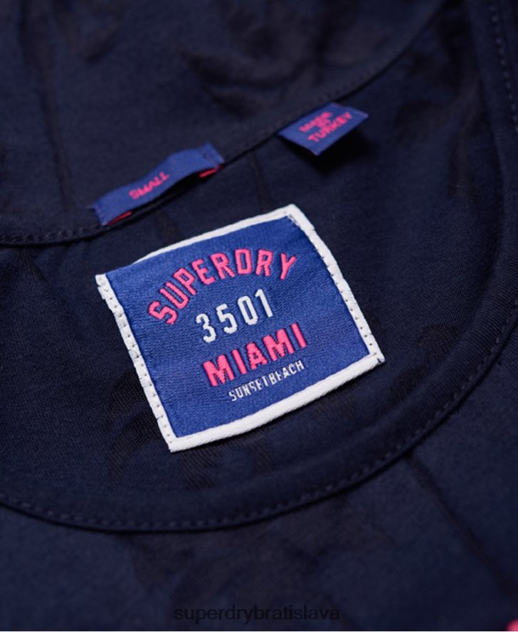 Superdry ženy surfové plážové tielko 6B4ZTR6784 oblečenie námorníctvo