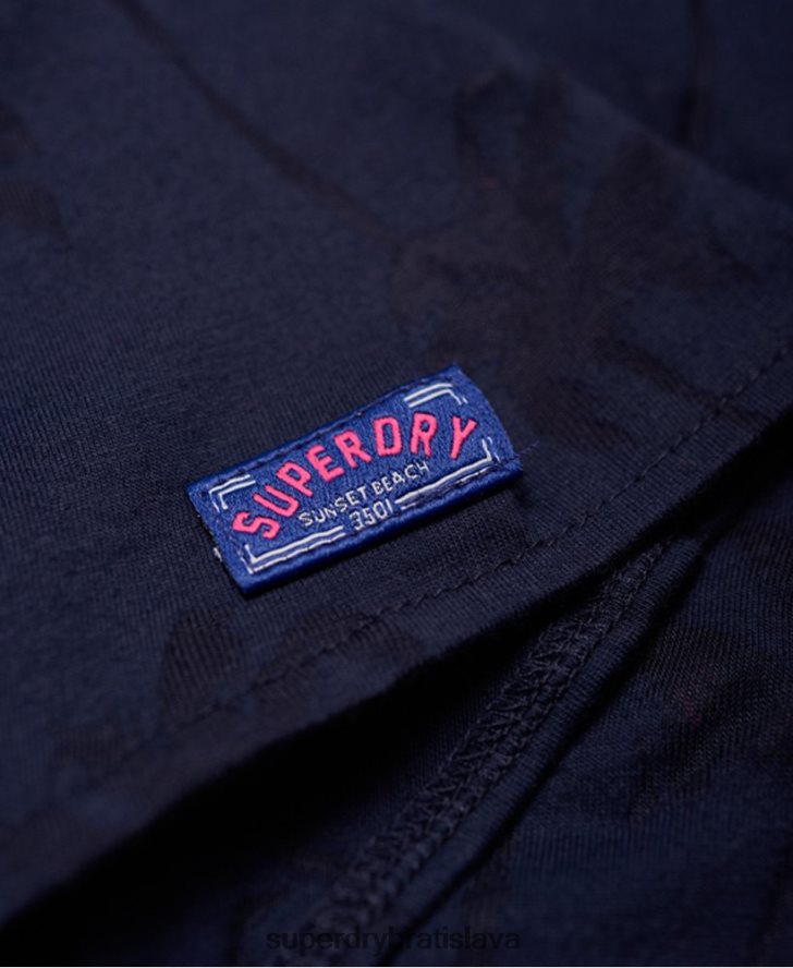 Superdry ženy surfové plážové tielko 6B4ZTR6784 oblečenie námorníctvo