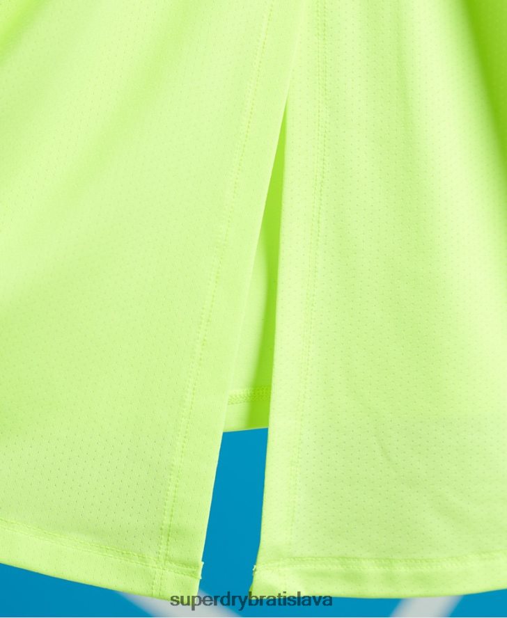 Superdry ženy tréningové vesty do telocvične 6B4ZTR3082 oblečenie žltá