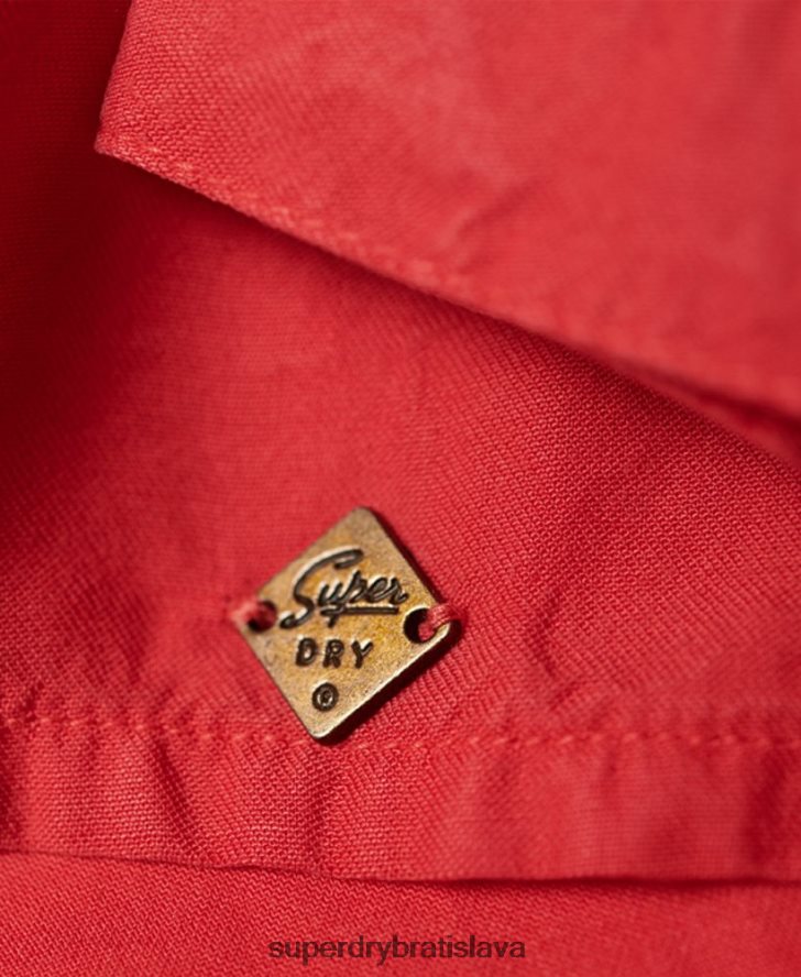 Superdry ženy helena top 6B4ZTR3075 oblečenie červená