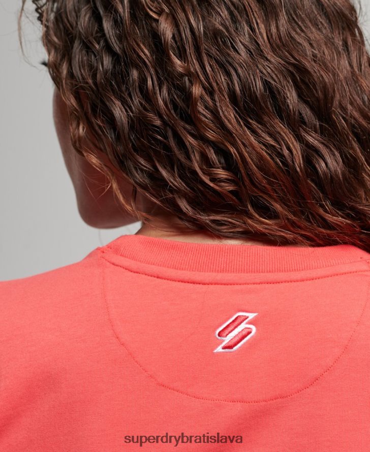 Superdry ženy grafické tričko z 90. rokov 6B4ZTR2685 oblečenie Ružová