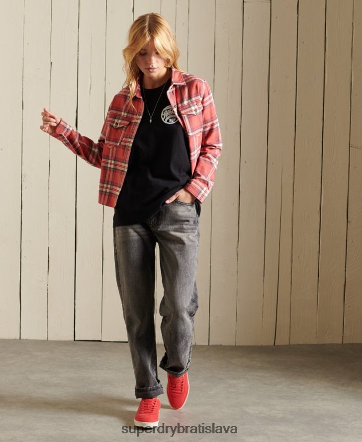 Superdry ženy čierne tričko 6B4ZTR6274 oblečenie čierna