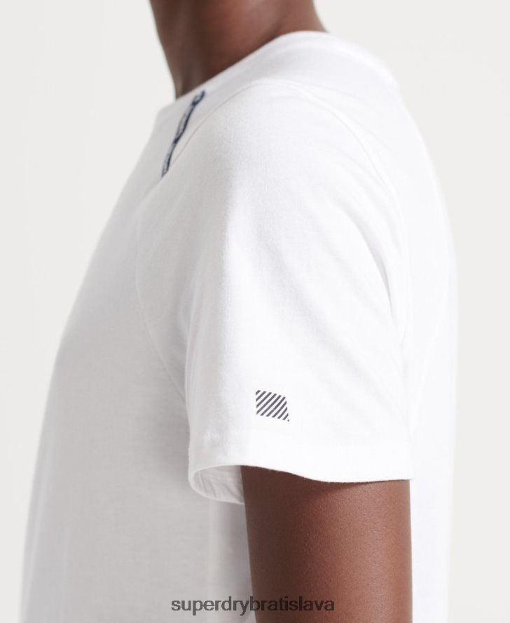 Superdry ženy tričko s krátkym rukávom 6B4ZTR6344 oblečenie biely
