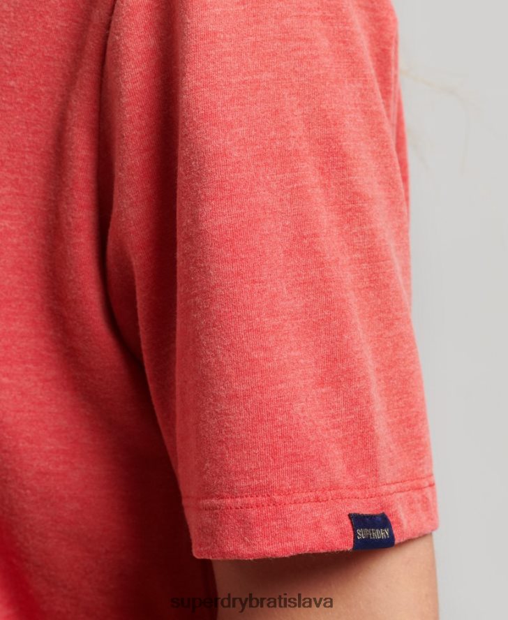 Superdry ženy tričko s logom z 80. rokov 6B4ZTR2669 oblečenie červená