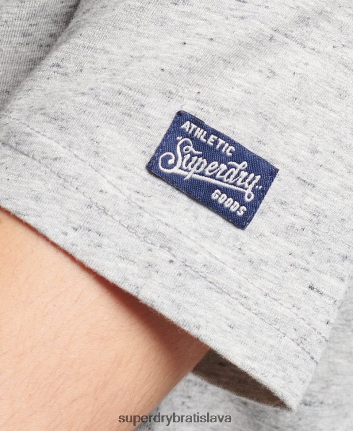 Superdry ženy vintage tričko mojej generácie 6B4ZTR2846 oblečenie sivá