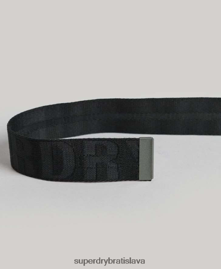 Superdry ženy popruhový pás 6B4ZTR1612 príslušenstvo čierna