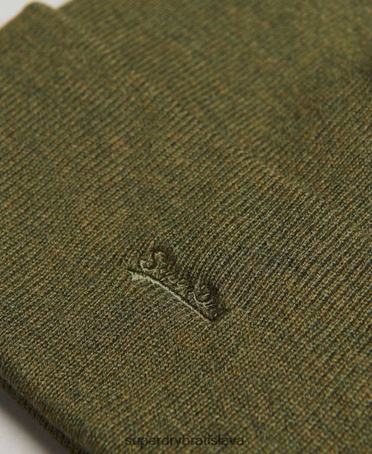 Superdry ženy Čiapka s podstatným logom 6B4ZTR1679 príslušenstvo kaki