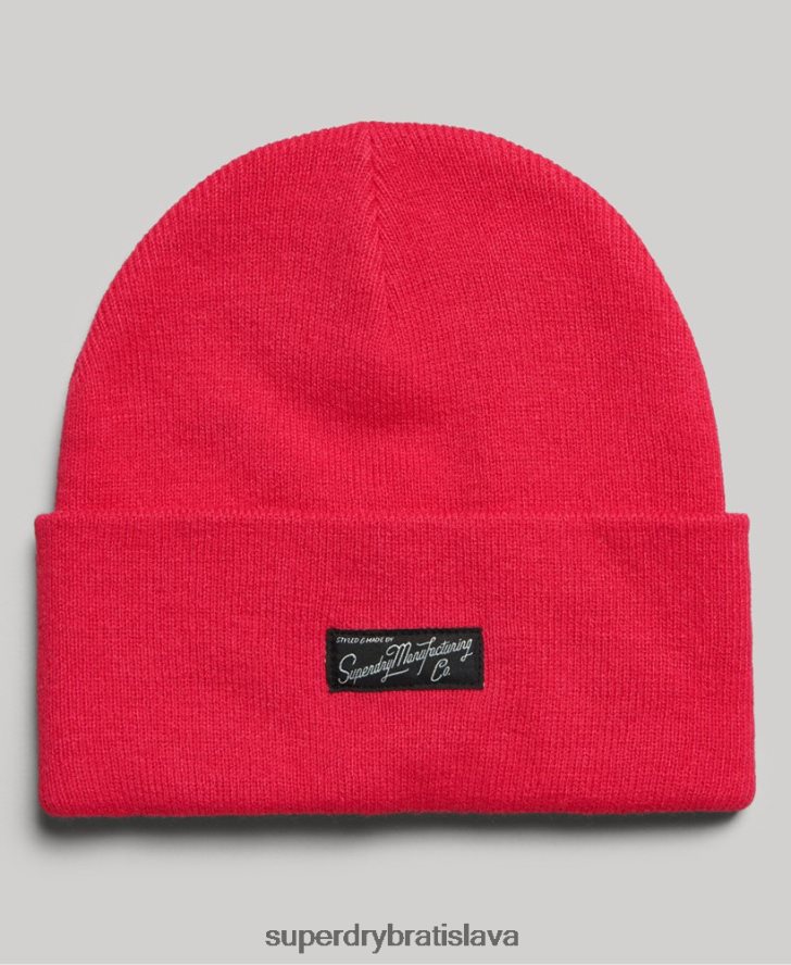 Superdry ženy Čiapka s podstatným logom 6B4ZTR1680 príslušenstvo Ružová