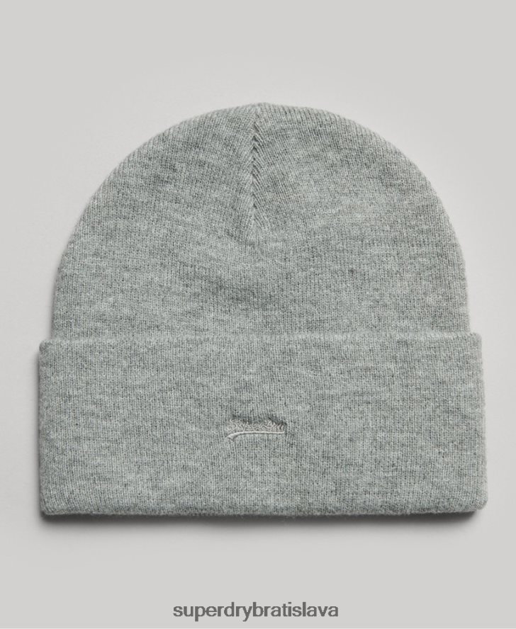 Superdry ženy Čiapka s podstatným logom 6B4ZTR1688 príslušenstvo striebro